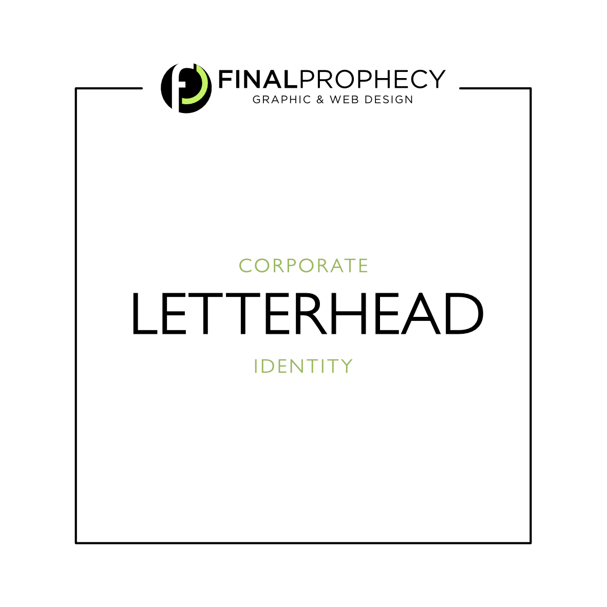 Letterhead Final Prophecy Graphic Web Design